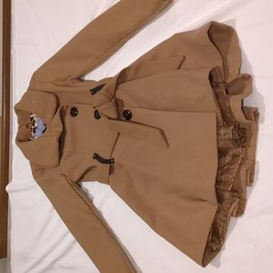 Madden Girl Pea Coat Tan